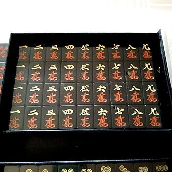 Amazon | 麻雀牌 黒牌 マージャン ブラック 厚さが薄めのサイズ