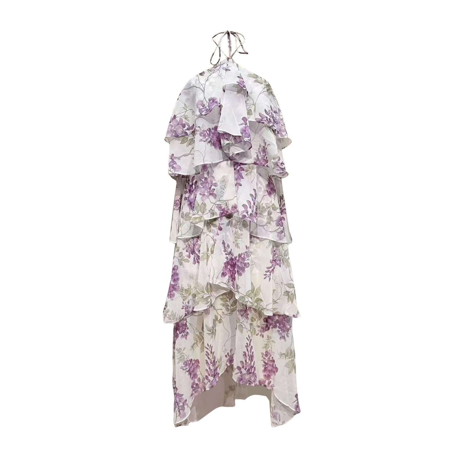 2026 à imprimé Floral pour Femme dévoilant Les épaules avec élégance Parfaite Tenue en Mousseline idéale Quotidien ou Lors d’Une soirée sophistiquée