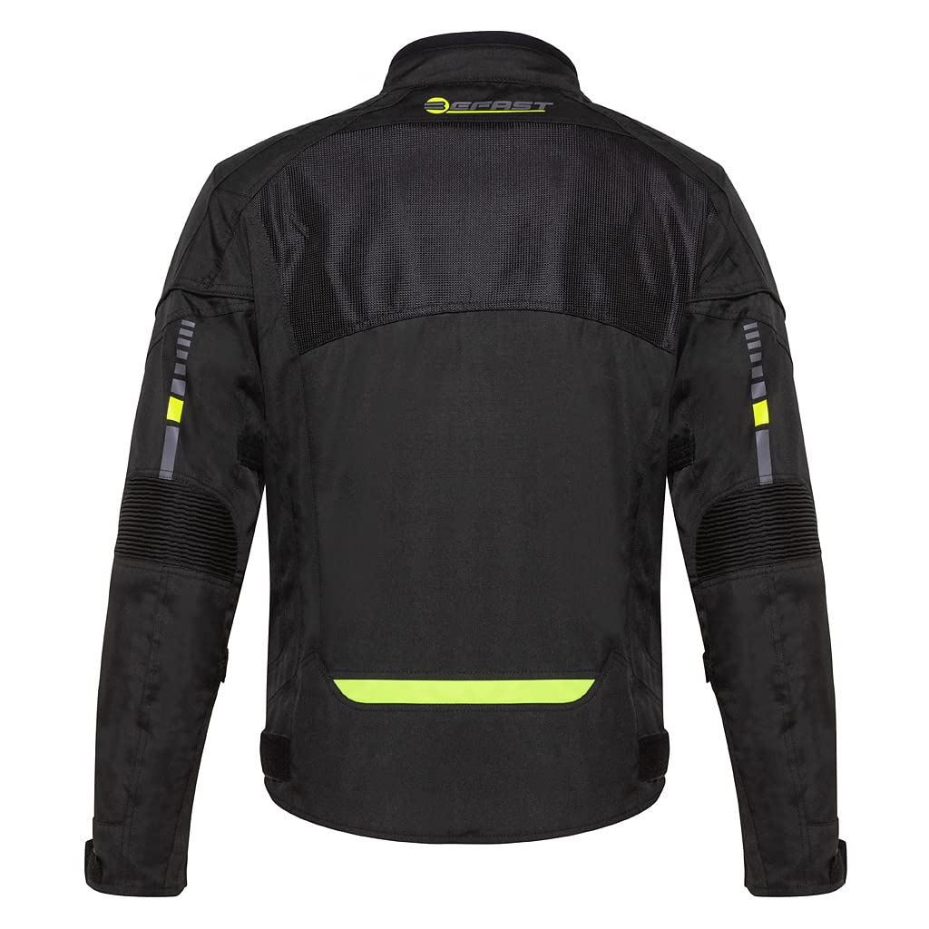 Giacca Moto Estiva IRIS, Giacca da Moto Uomo, Ventilata, Tessuto Tecnico con Inserti in Mesh, con Membrana Anti-Acqua e Anti-Vento, Molti Colori Disponibili