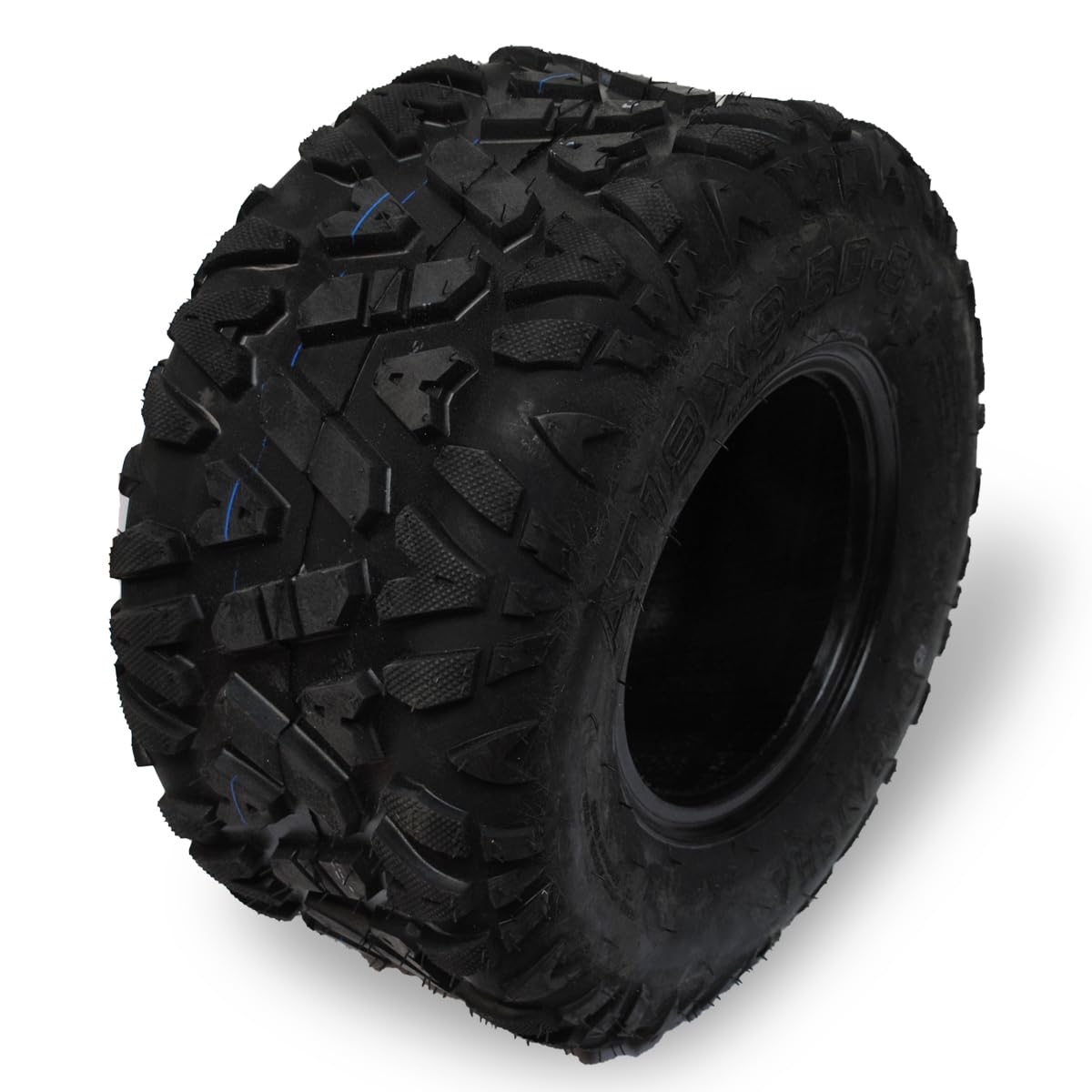 Set 4 Pneumatici 19x7-8 + 18x9.5-8 per Mini Quad ATV - Nuovo Disegno Tassellato