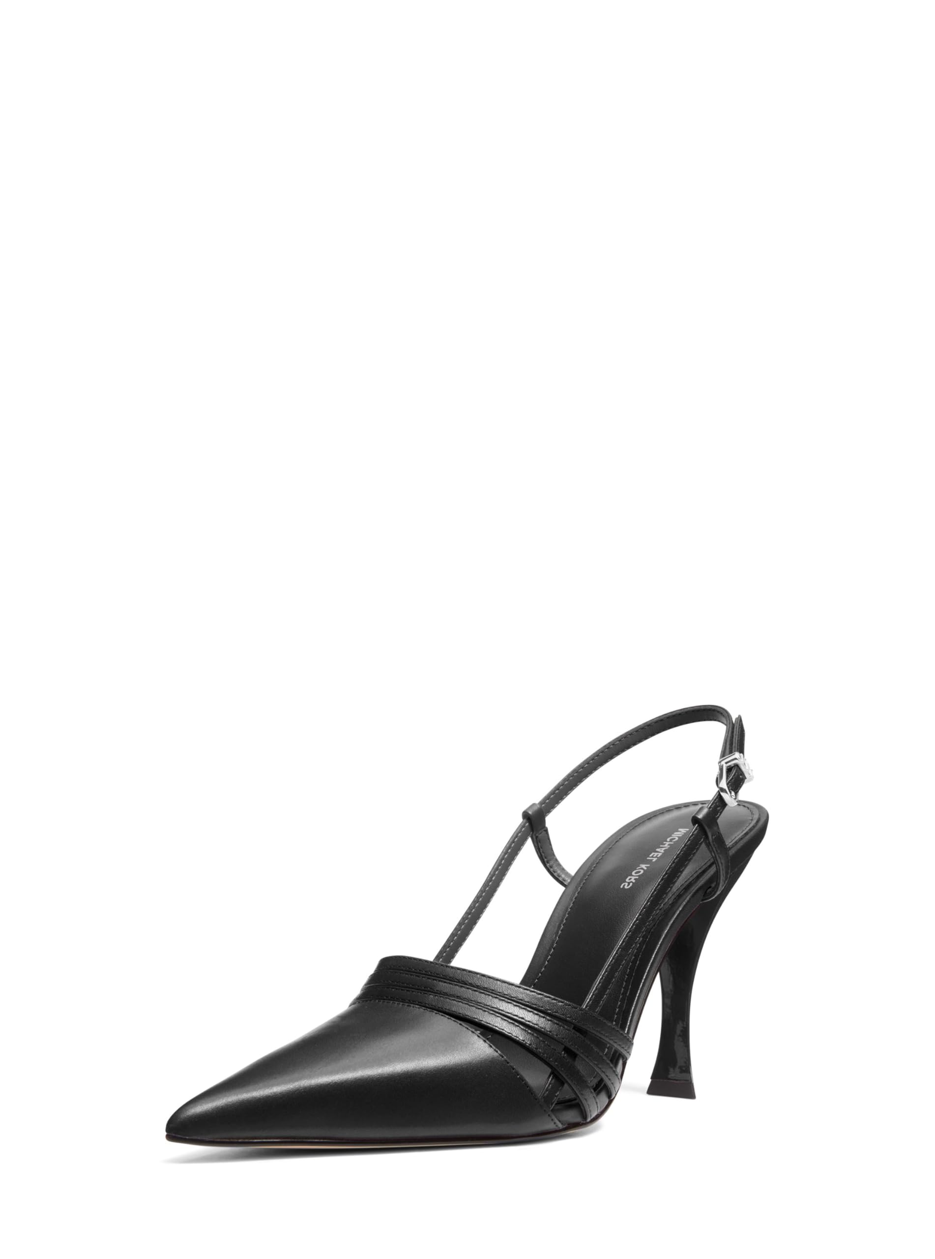 Michael Kors Escarpins Haisley Sling pour femme, noir, 38.5 EU