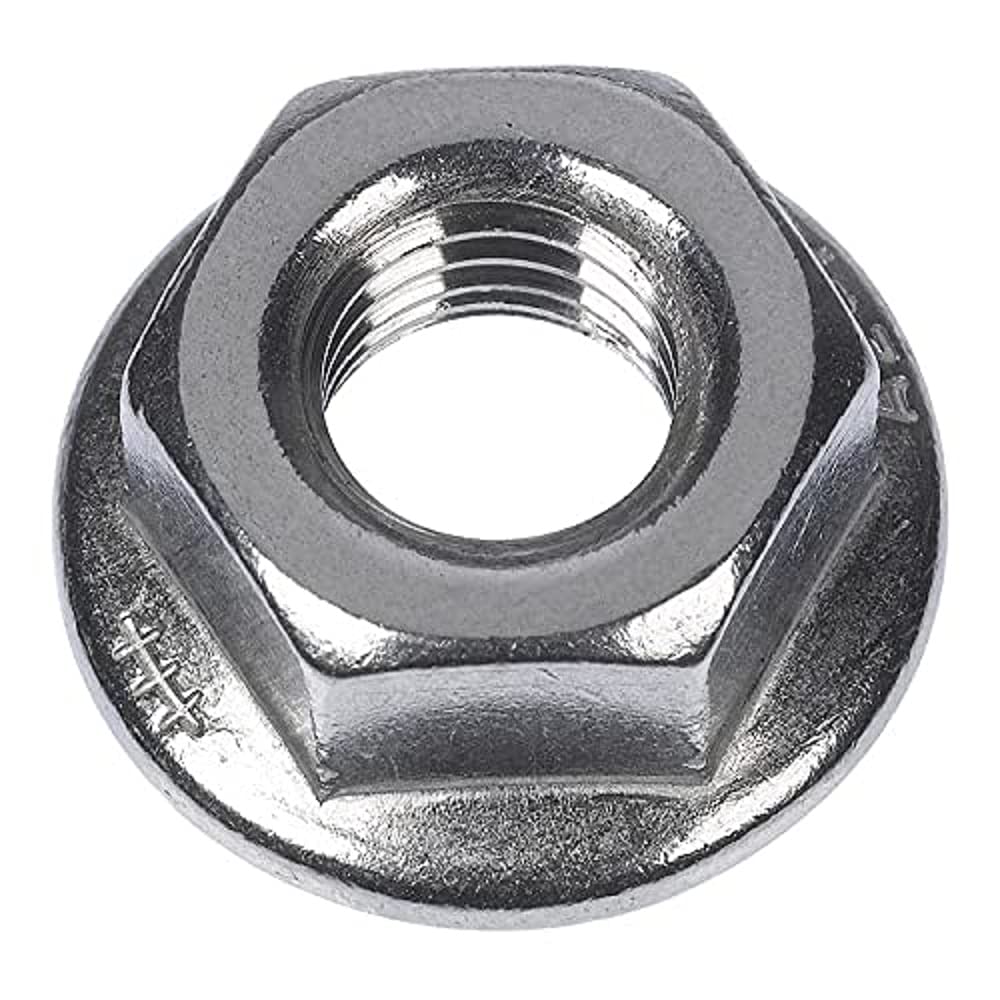 Fischer, Tuerca hexagonal con brida MU F M10 A2 inoxidable (100 piezas)