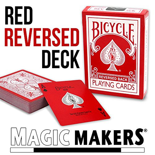 Bicycle Red, Black, Yellow, Blue, Purple, Orange And Green Decks - Gaff Cards From Magic Makers #TOP6