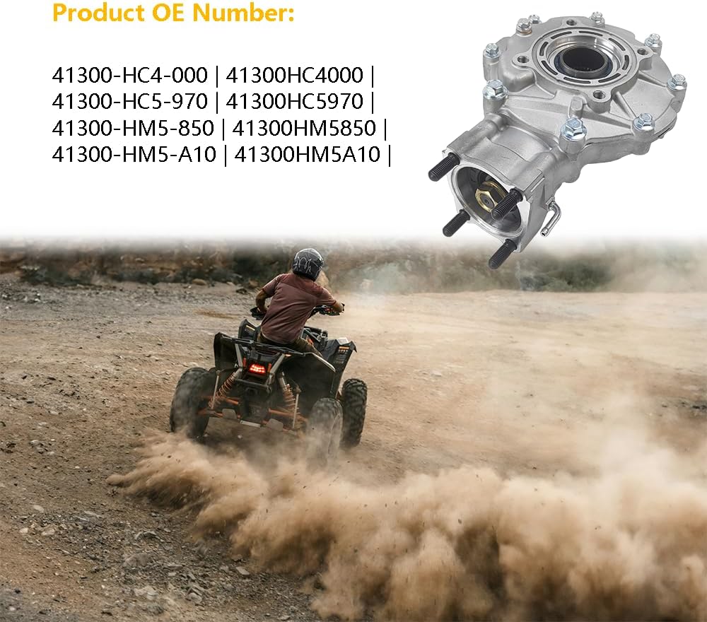 Rear Final Gear Differential Assembly | Fit for Honda Fourtrax 300 TRX300, TRX300FW 4x4 1988-2000 | 41300-HC4-000