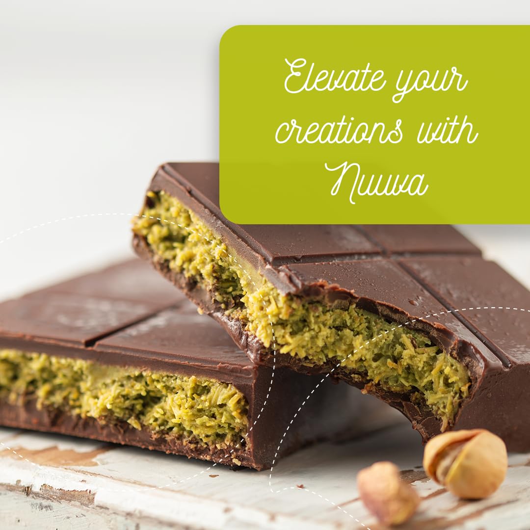 Nuuva Foods Pistachio Spread Rich Nutty Pistachio Cream for Dubai Chocolate Bar Smooth Nut Butter Spreadable Cream Perfect — view 6