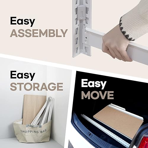 Miniatura 7 de Estantería de garaje de 4 niveles, estante de almacenamiento resistente, estantes de utilidad ajustables, estantes de metal para despensa, almacén,