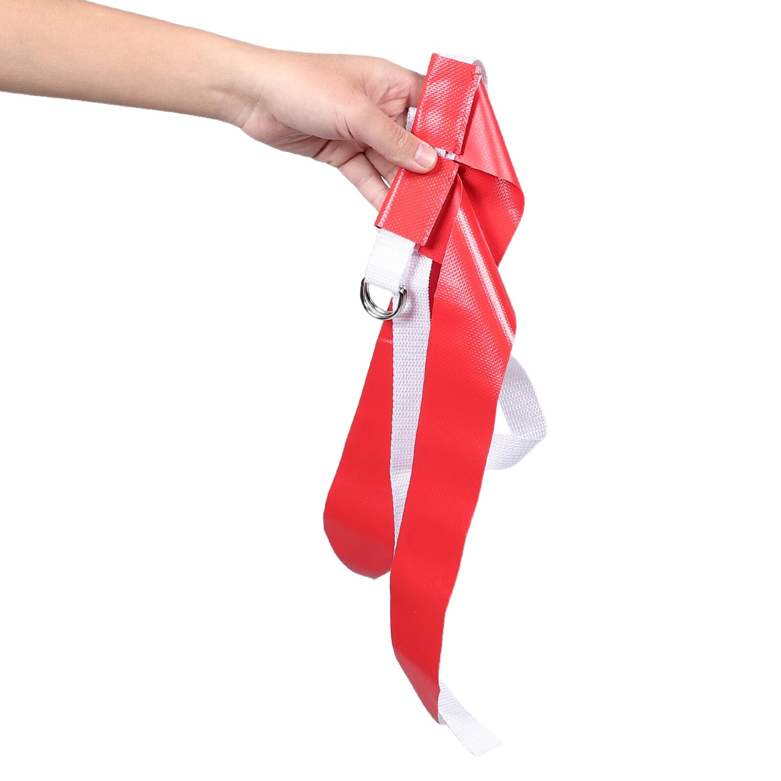 14 Pezzi Set 14 Cinture Regolabili da Flag Football in PVC con Bandiere Rosse e Verdi per Allenamento e Giochi di Squadra, Attrezzatura Sportiva per Giovani e Adulti, Cintura
