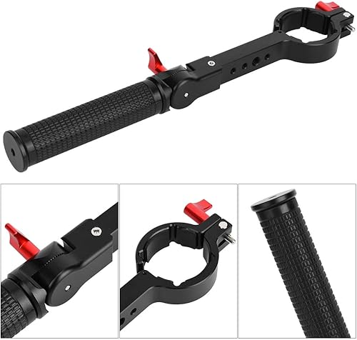 Miniatura 6 de Agarre de mano de cardán, soporte de extensión de soporte de extensión para monitor de montaje flash, extensor de mango compatible con DJI Ronin-S