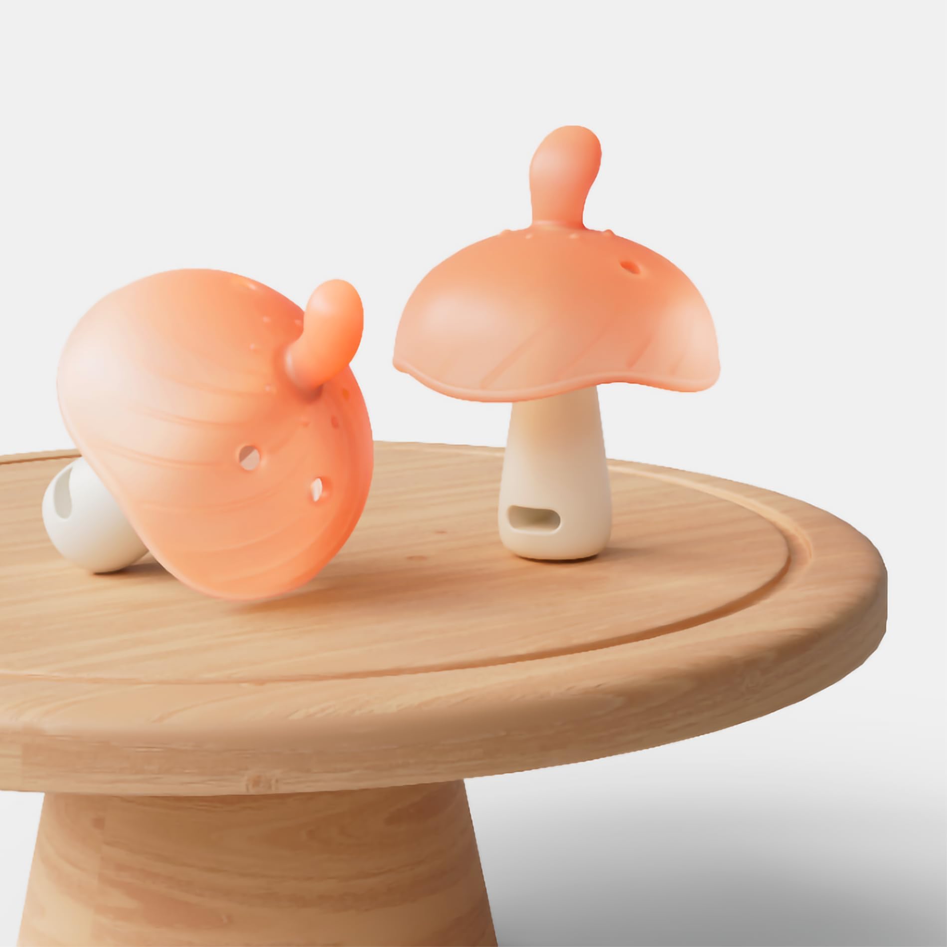 Baby Regenschirm Beißspielzeug aus lebensmittelechtem Silikon für 0–12 Monate – BPA-freies Kauspielzeug für Kleinkinder mit Reiseetui, einfach zu halten und zu reinigen, Zahnentlastung