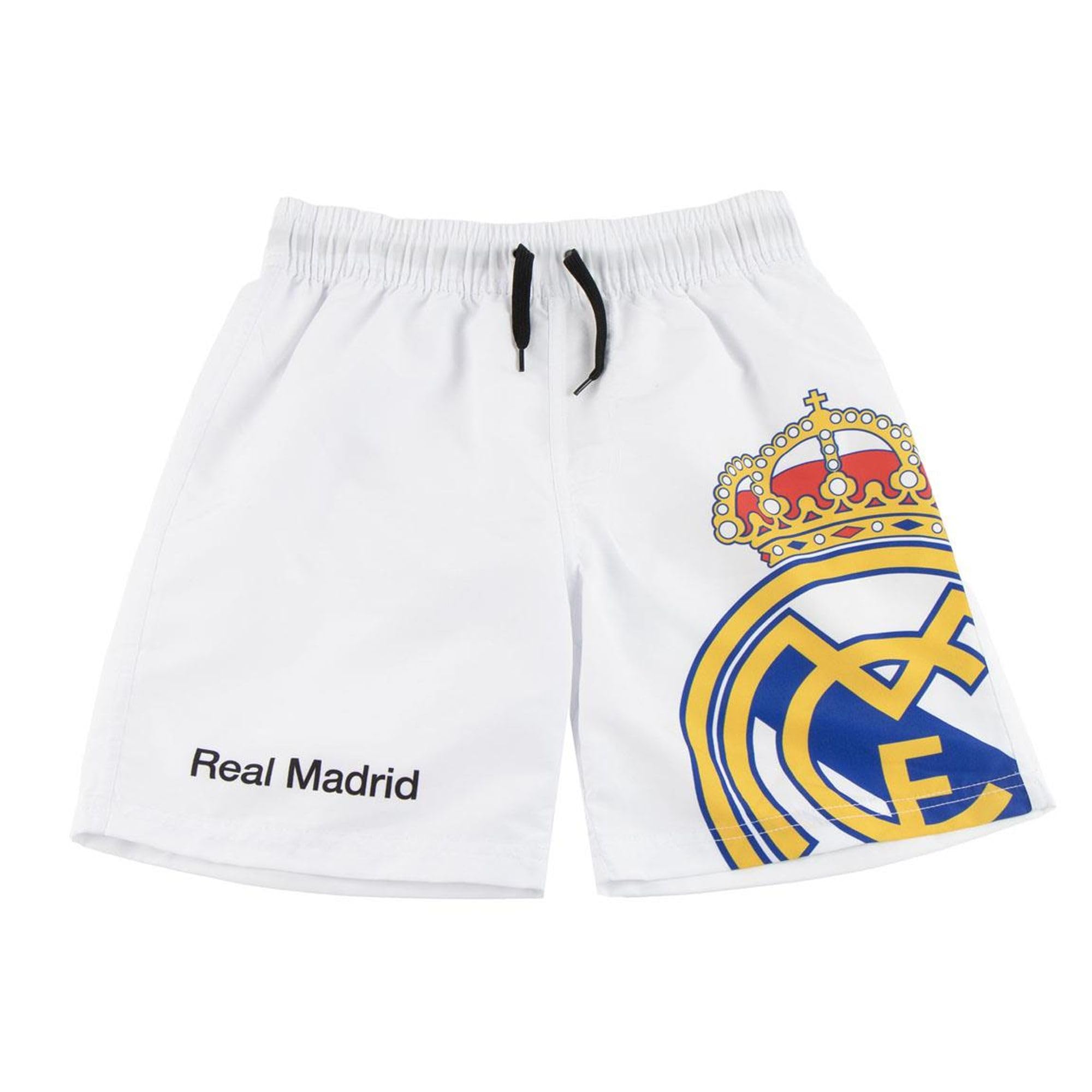 CERDÁ LIFE'S LITTLE MOMENTS Bermuda Baño Real Madrid Niños - Bañador Real Madrid Niño Playa, Piscina, Secado Rápido y Resistente al Cloro, Boxer Natación Niños Cordón Ajustbales y Bolsillos, Bañador Niños