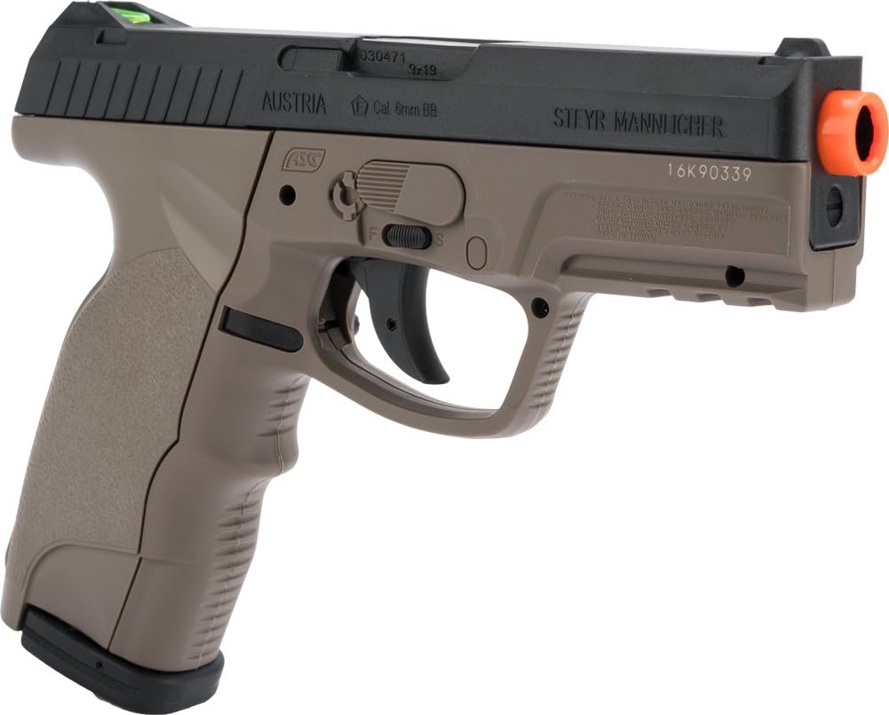 Evike Airsoft - Exclusive ASG Steyr M9A1 Non-Blowback Airsoft Pistol (Color: Dark Earth Special Edition)