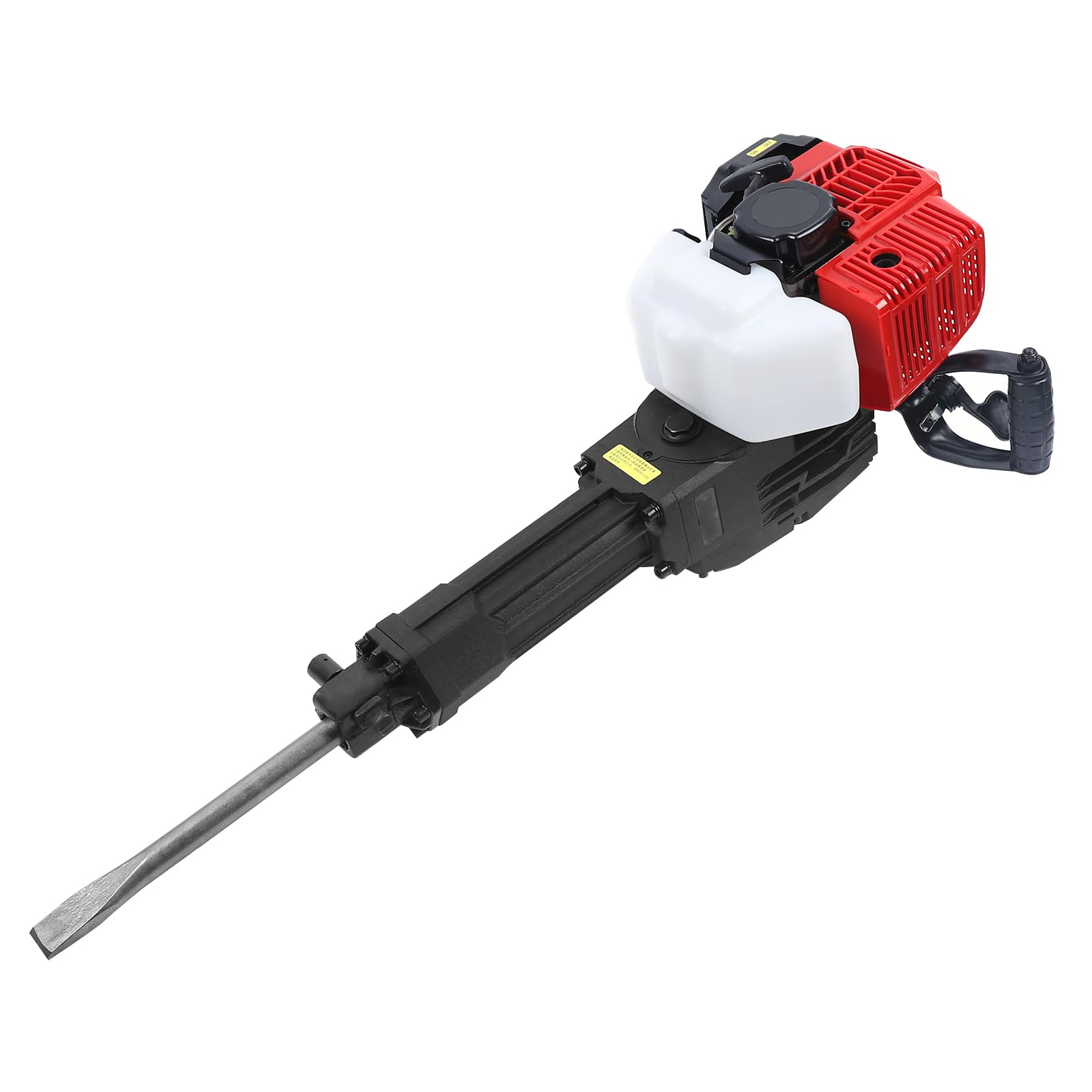 Martillo de demolición profesional de gasolina de 52 cc, trituradora de hormigón, con filtro Chisel y Chisel plano, frecuencia de impacto, 1500 bpm