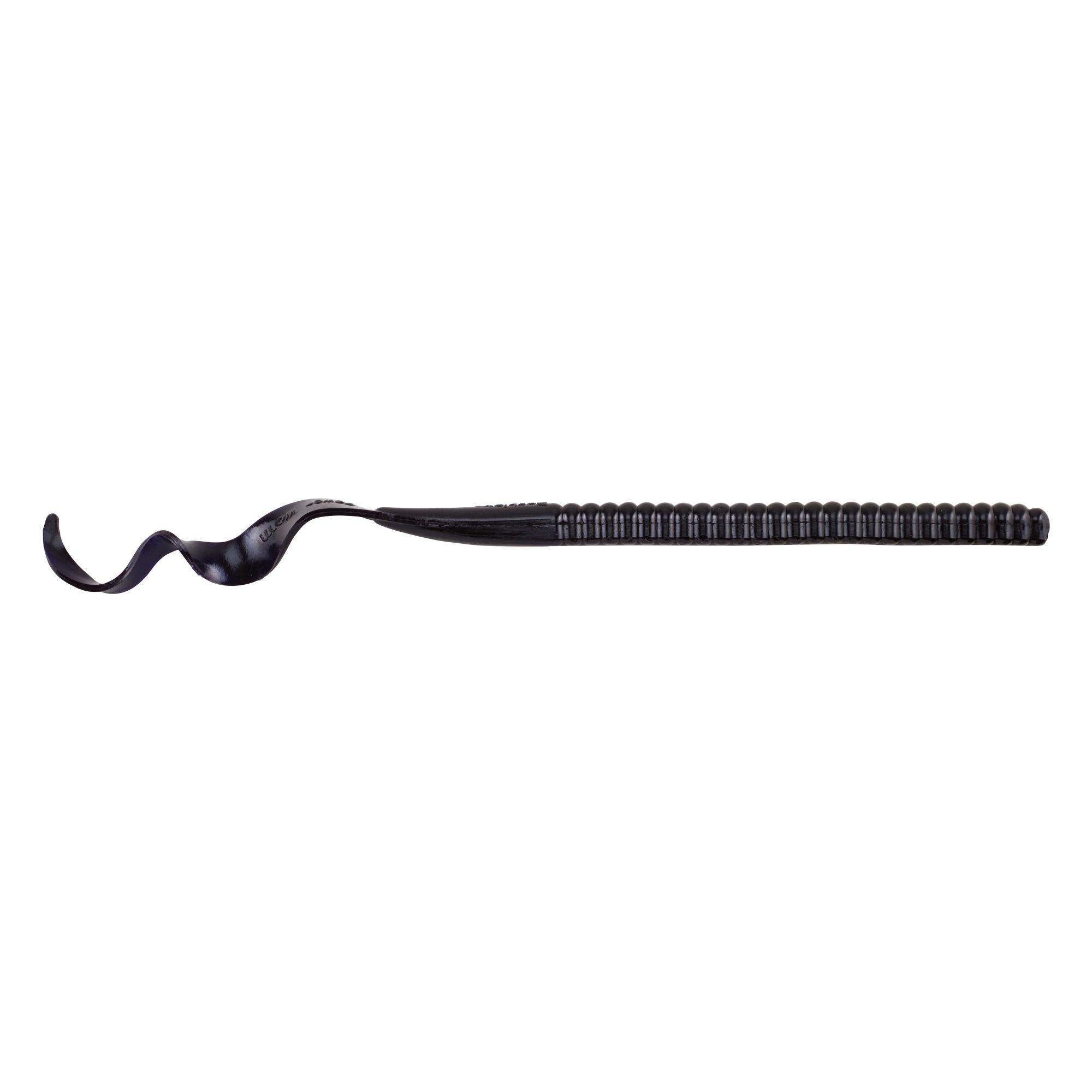 Berkley PowerBait® Power Worm Fishing Bait, Black Grape, 12in | 30cm, Irresistible Flavor, Classic Curly Tail Worm Profile, Ideal for Spring, Summer and Fall Fishing — image 1