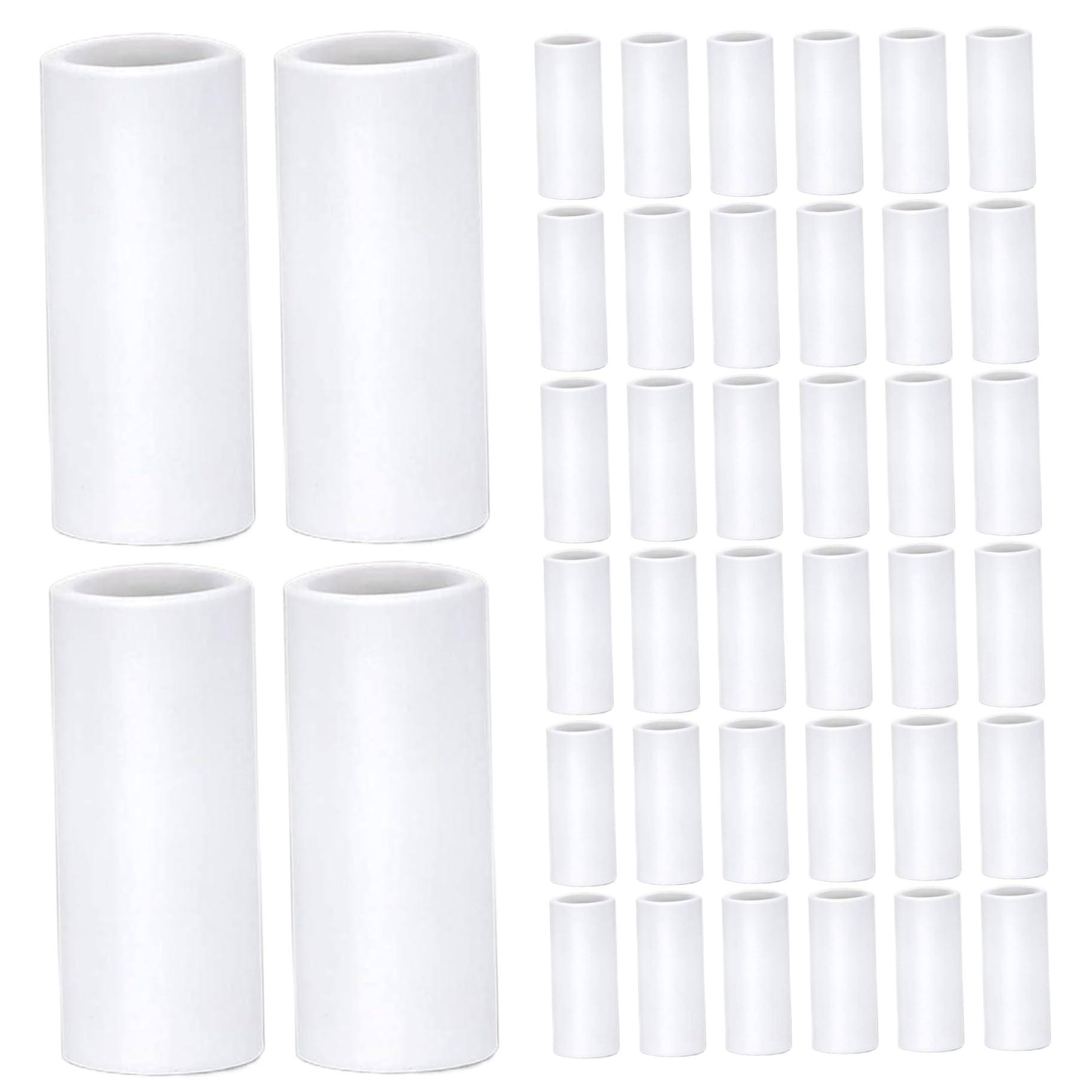 Nirelief 40PCS Finger Protectors 2 Inch Dual Opening Silicone Finger Cots Multi-Functional Tip Protectors for Alleviating Arthritis, Corns and Blisters Tip Band-Aids Covers