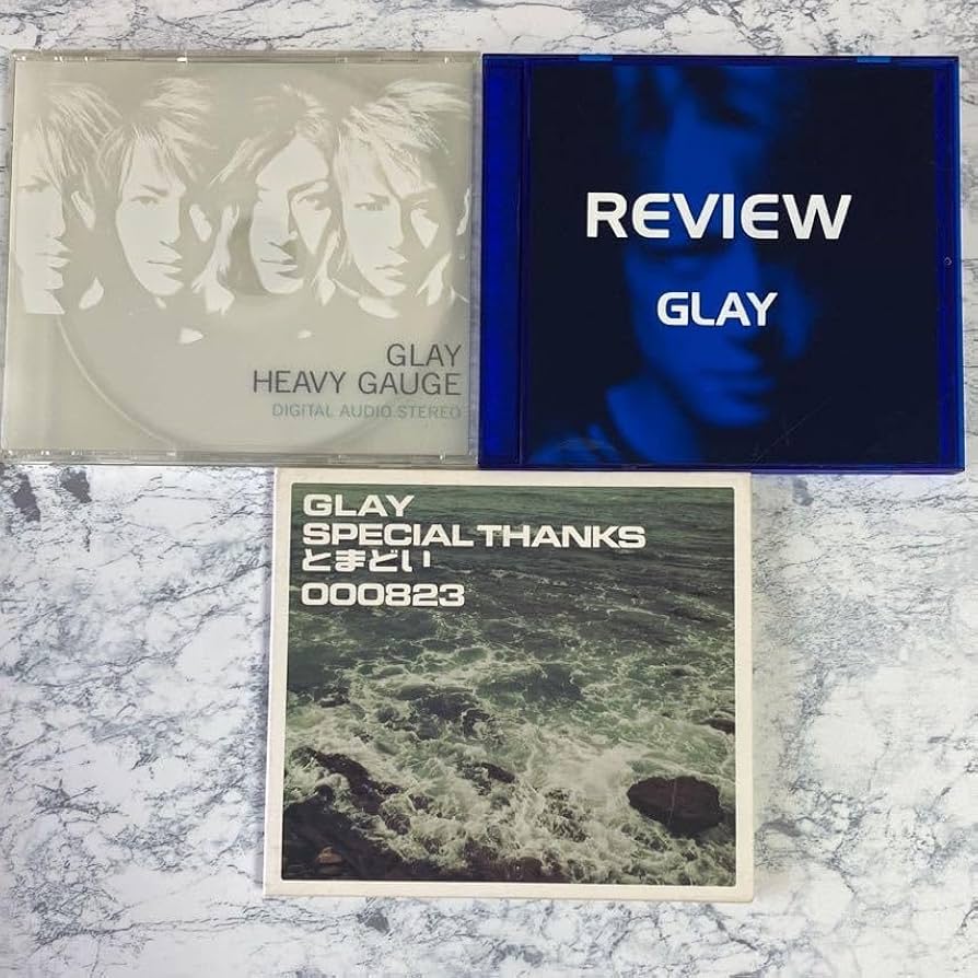 Amazon.co.jp: CD GLAY 3タイトル REVIEW HEAVY GAUGE とまどい