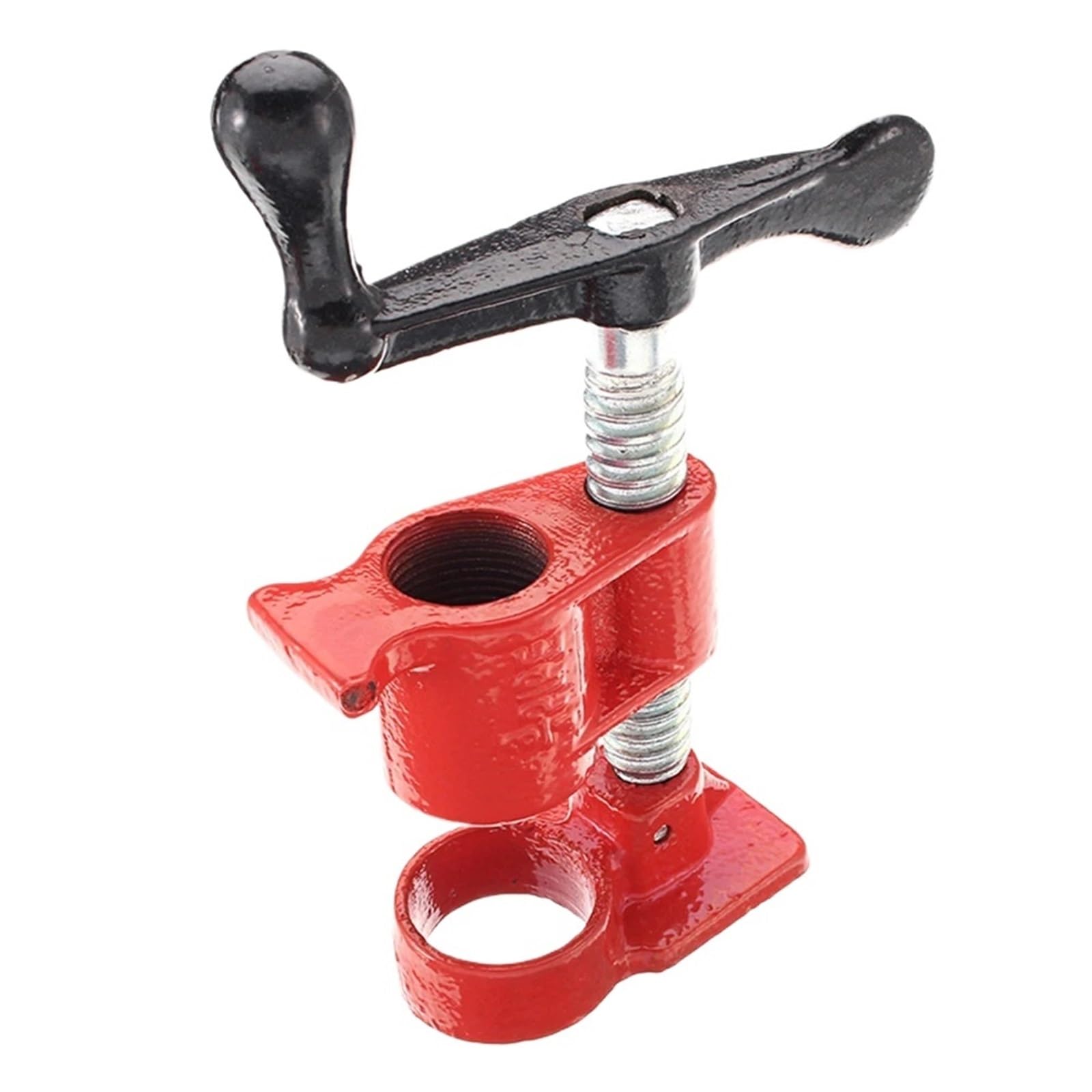Zwcshuu One Color Pipe Clamp Woodworking Pipe Clamp For Quick Release Wood Gluing Fixture Hand Crank Fixed Workbench
