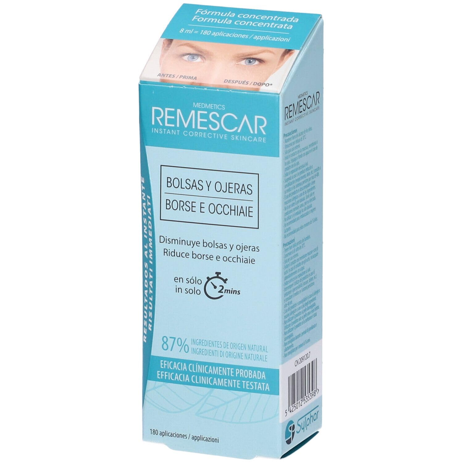 Remescar Eye Cream for Dark Circles and Bags - 8ml
