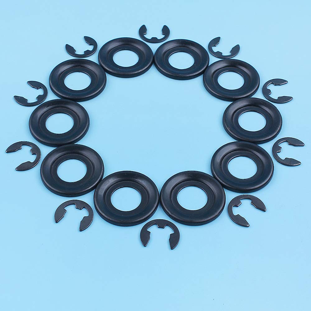Gubeter 10Set Embrayage Rondelle E-Clip Kit, Pour Husqvarna