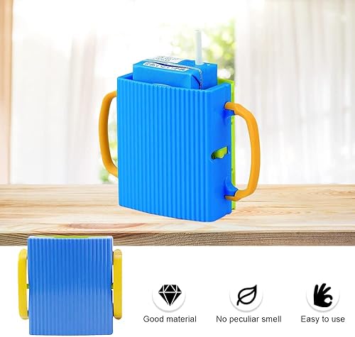 Miniatura 9 de Caja de jugo para niños, soporte para caja de leche, soporte para bolsa de jugo para niños pequeños, bolsa plegable ajustable para alimentos y