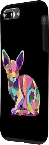 Miniatura 2 de iPhone 7 Plus8 Plus Sphynx gato regalo mujeres esfinge gato regalos hombres arte esfinge gato caso