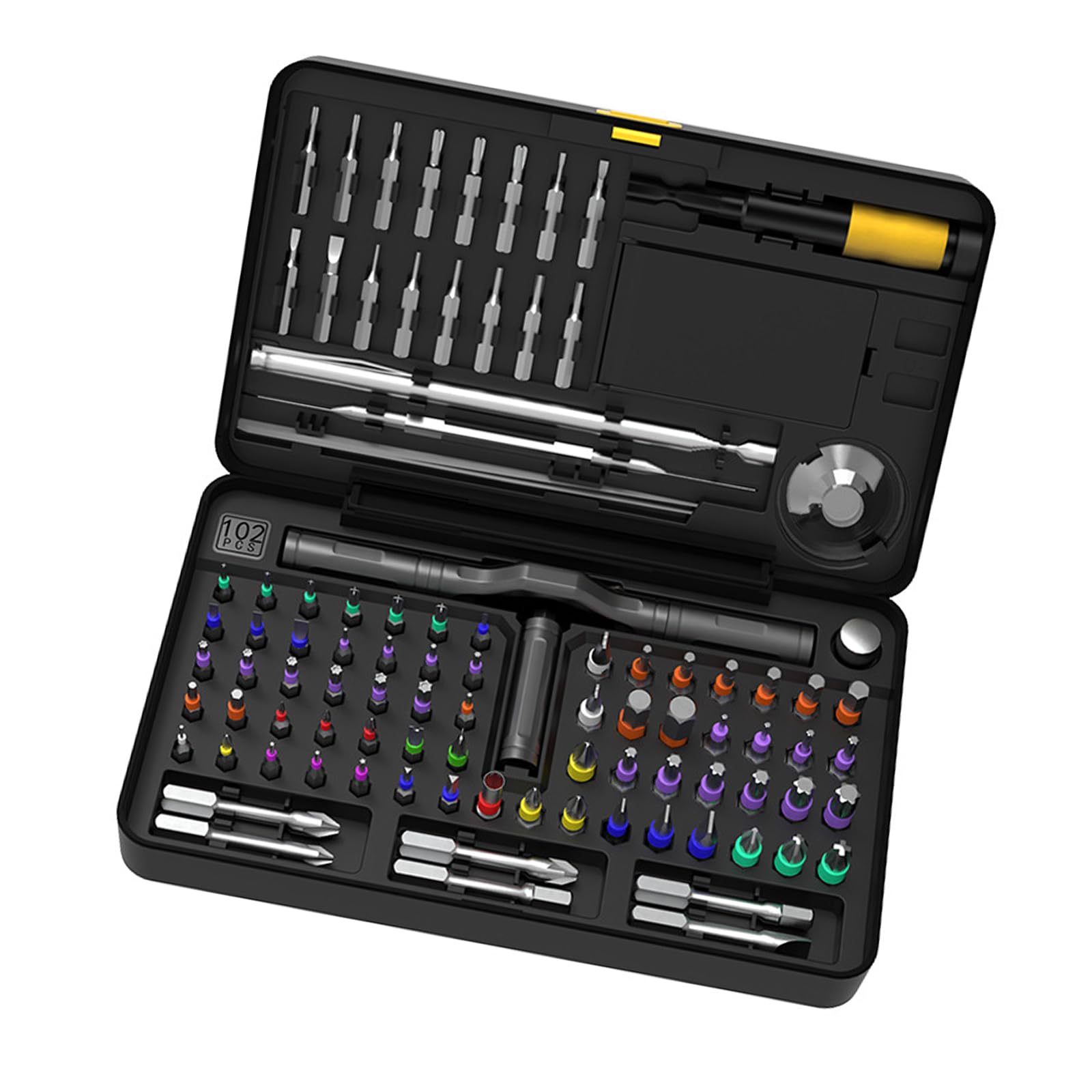 Kompaktes Schraubendreher Set, magnetische Bit Auswahl