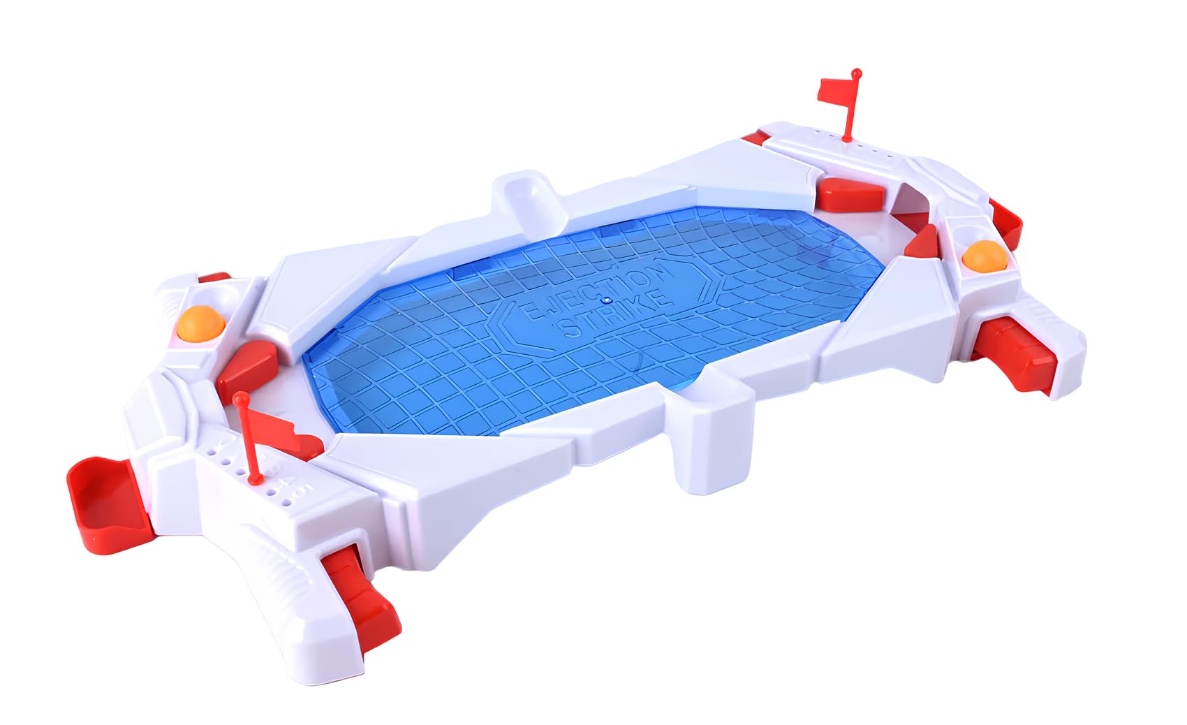 Jeu De Football Flipper 2 En 1 – Table De Hockey Et Baby-foot Mini – 33 X 22 Cm – 2 Balles, Marque-points – Dès 6 Ans – 2 Joueurs