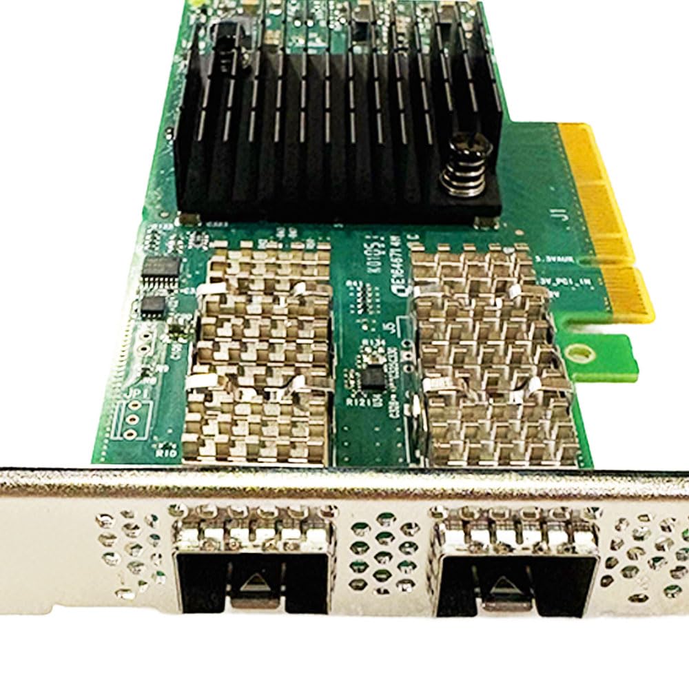 Scheda di rete 25GbE compatibile Mellanox MCX4121A-ACAT, 2 porte SFP28 PCIe x8 | Due porte SFP28 10/25GbE, interfaccia PCIe 3.0 x8 e connessione di rete veloce e affidabile per server, NAS e workstation.