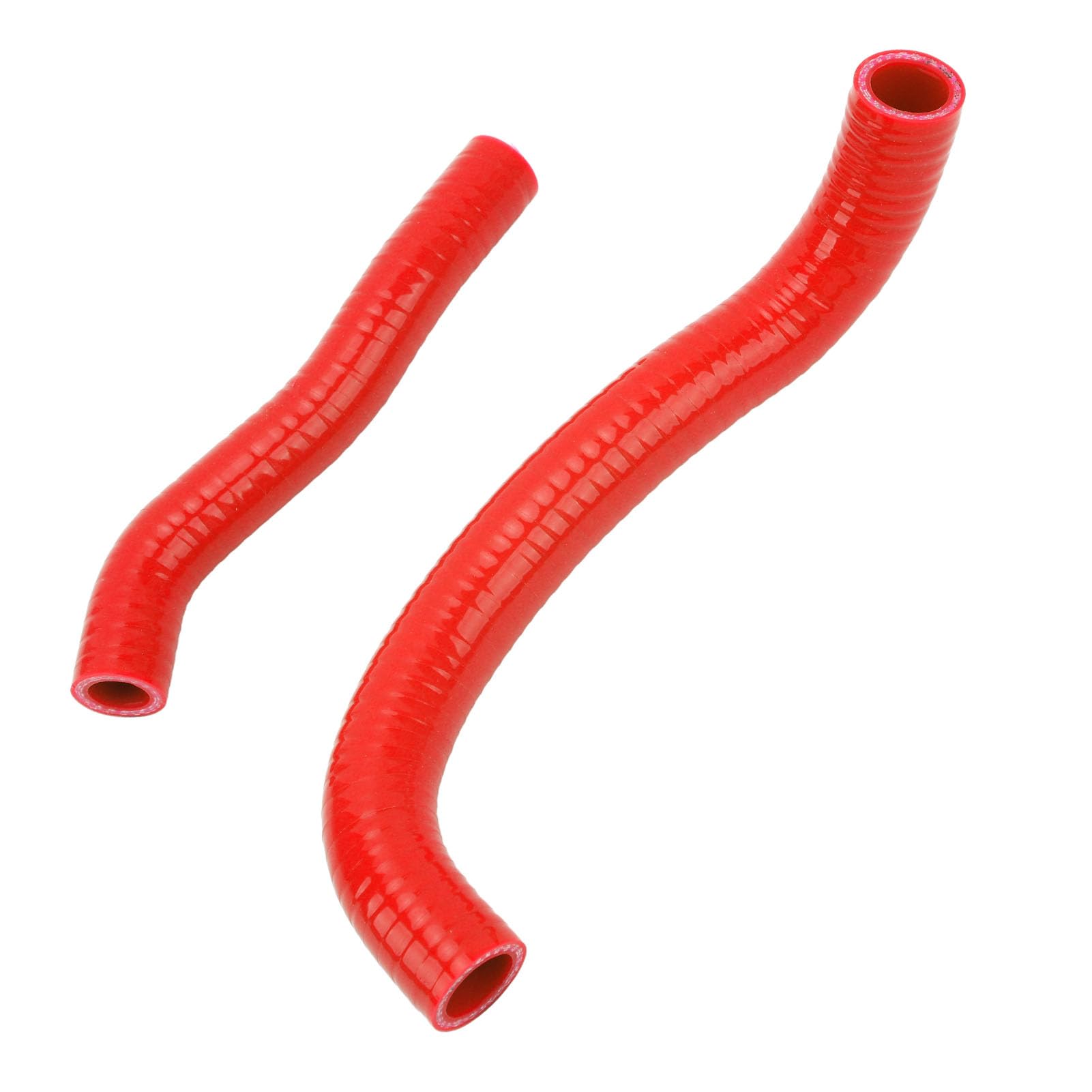 Kit Tubo Flessibile del Liquido di Raffreddamento per Radiatore in Silicone 2 Pezzi Sigillato a Prova di Perdite di Ricambio per DVX‑400 Dal 2007 Al 2008 (Rosso),parti del motore