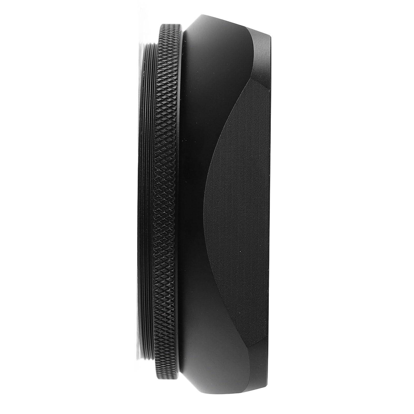 Paraluce quadrato da 62 mm con copriobiettivo, accessorio in lega di alluminio per paraluce, finitura interna opaca antiriflesso, compatibile con obiettivi a filettatura da 62 mm;