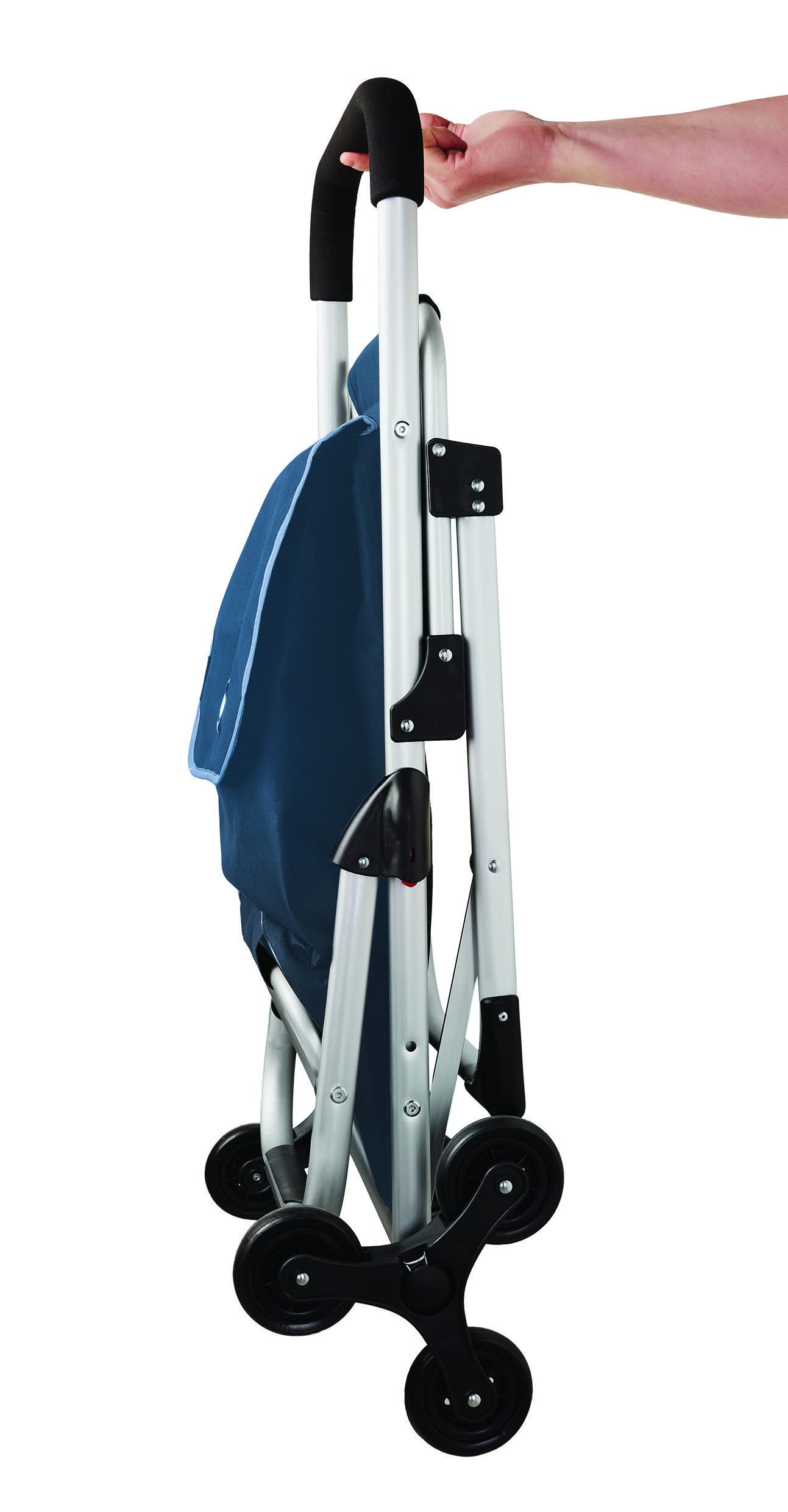 Buy Burwells Three Wheeled Folding Shopping Trolley Bag with Seat