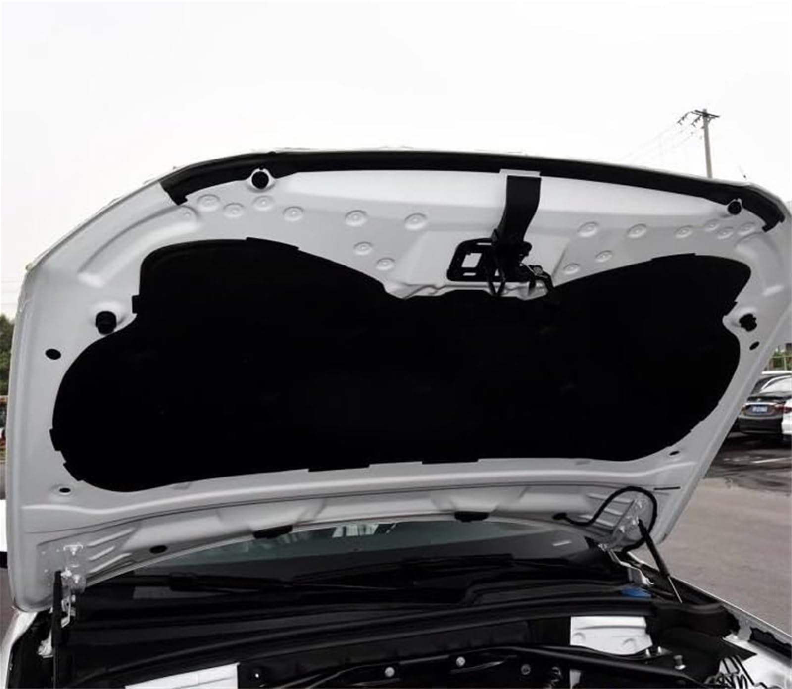 Isolamento del cofano dell'auto, Pexorin For, Q5 2009 2010 2011 2012 2013 2014 2015 2016 2017 Isolamento termico e acustico Cotone Copertura fonoassorbente