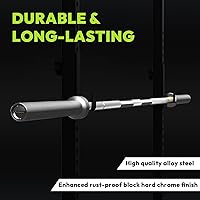 Vista 9 de Olympic Bumper Plates Bench Press Barbell Weights Set 2 - Inch, 10-55 lb Colored Rubber Weight Sets for Home Gym, Strength Training Plate Includes