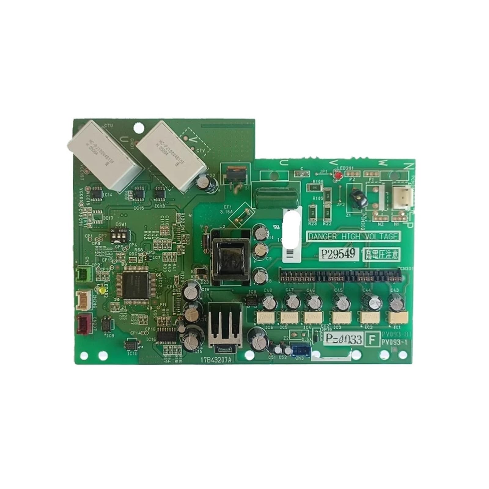 Compatible For Hitachi P29549 P-4033F PV093-B1 PV093-1 17B43207A，Components Central Air Conditioner Control Board Circuit PCB