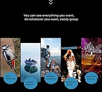 Vista 5 de 2000X24 Monocular Focus Optics Telescope onocular Power for Adults with Phone AdapterNight Vision Monocular Lightweight Pocket Monoscope with for