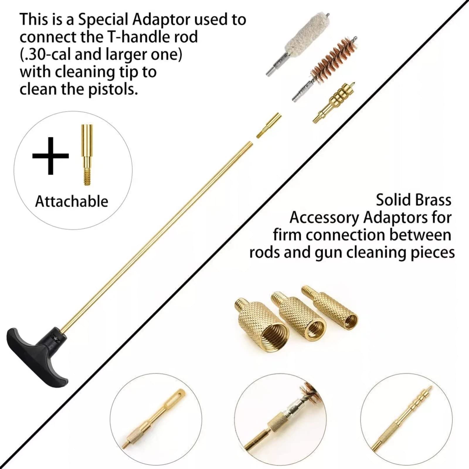 Generic Kit Pulizia Pistola Universale, 55 Pezzi per Pistola Fucile Pistola Ad Aria Compressa Pistola A Spruzzo Fucile Fucile Canna da Fuoco Manutenzione Pulizia Set con Custodia Portatile