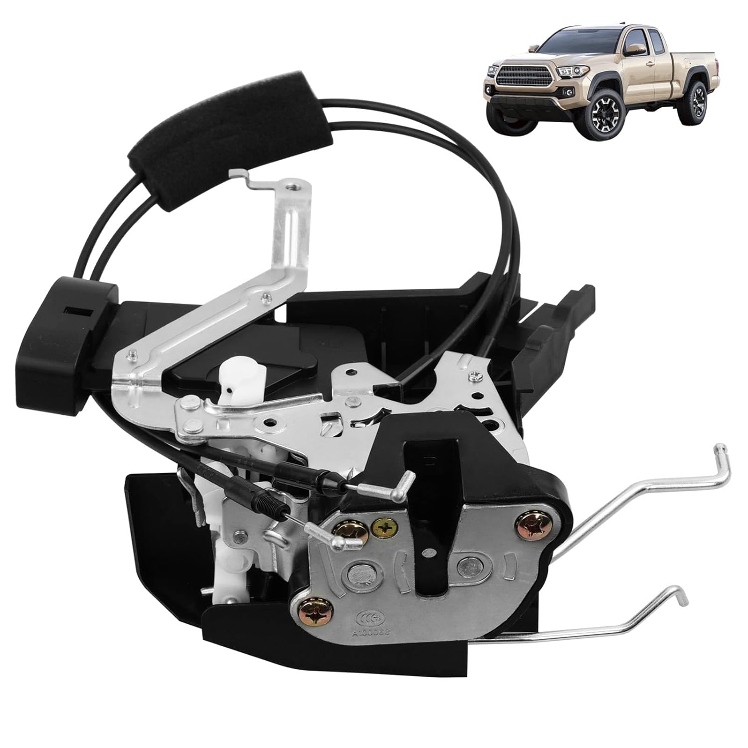 Door Lock Front Left Latch Actuator Compatible with Toyota Sequoia 2001-2007, Toyota Tundra Double Cab 2005-2006 Driver Side Finished Lock Block+Locking Device Replaces #69040-0C020