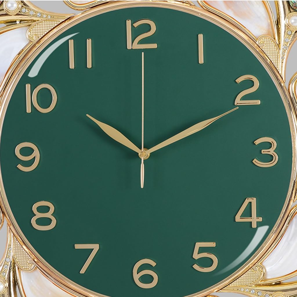 Orologio da parete Orologio da parete moderno e semplice, smaltato, quadrante personalizzato, movimento silenzioso, orologio da parete fatto a mano puro e silenzioso Reloj De Pared
