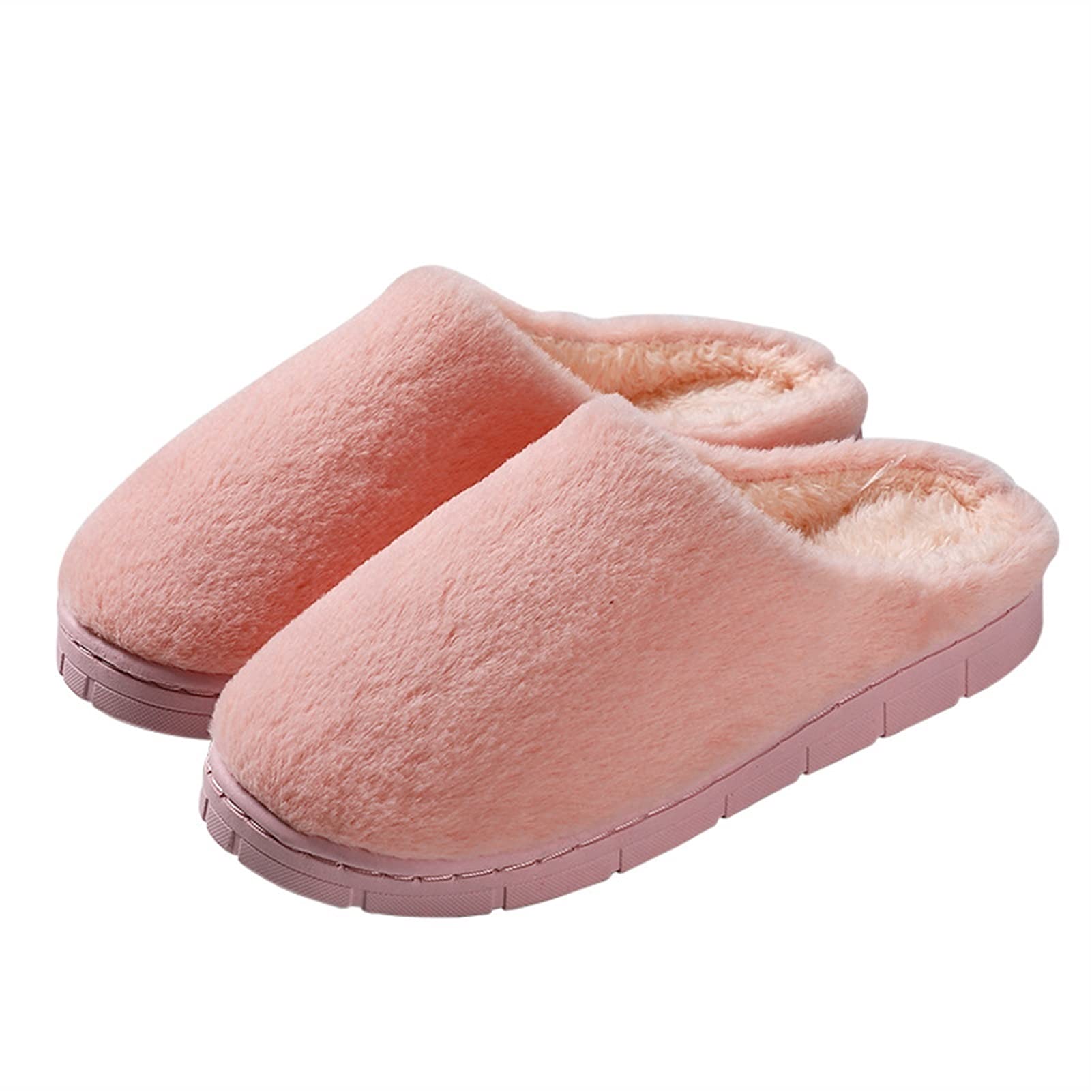 Memory Foam Slippers Buty do domu Bawełniane kapcie Zima Kryty Home Ciepłe Królik Futro Pantofle do Krytych Kobiet Słodkie Kapcie Domowe (Size : 35-36)