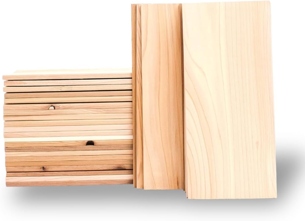 Wildwood Grilling Imperfect 30-Pack Bulk 5" x 11" Western Red Cedar Grilling Planks
