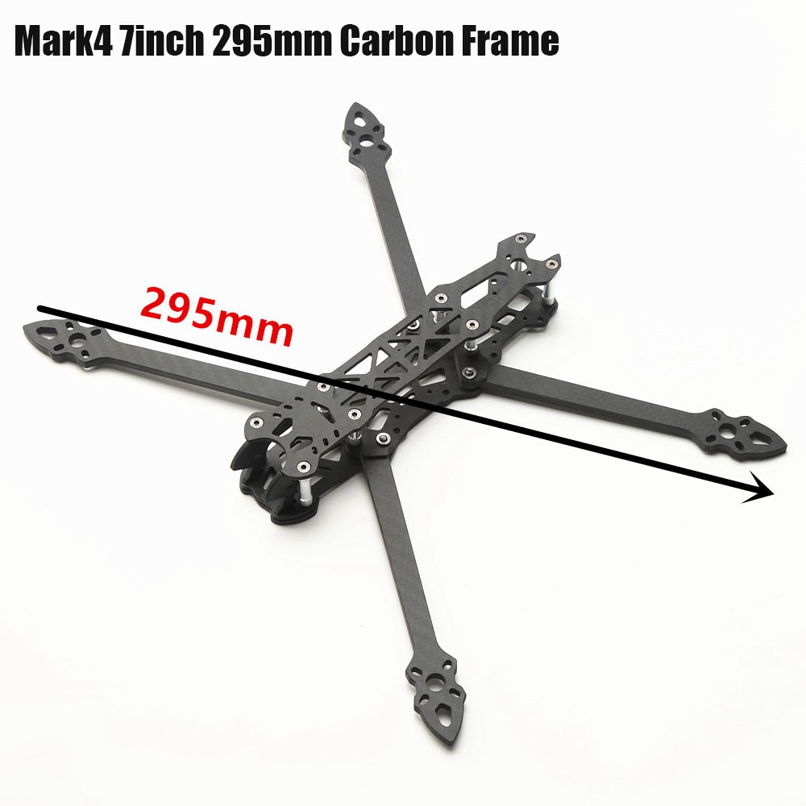 Baoblaze Armazón de Cuadricóptero de Brazo, Armazón Cuádruple, Desmontaje de Fibra de Carbono para Armazón de de Juguete Volador FPV, para Piezas de, Verde