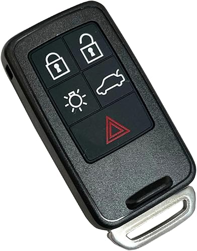 Fundas para llavero de coche para Volvo XC60 XC40 S90 V40 XC70 V70 S40 V50, carcasa inteligente para llave de coche, 5 botones