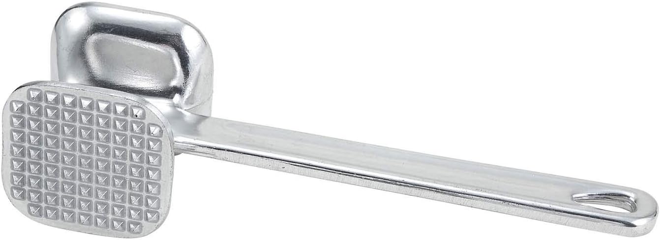 Ablandador de Carne Winco Aluminio Doble Cara 26.04 cm