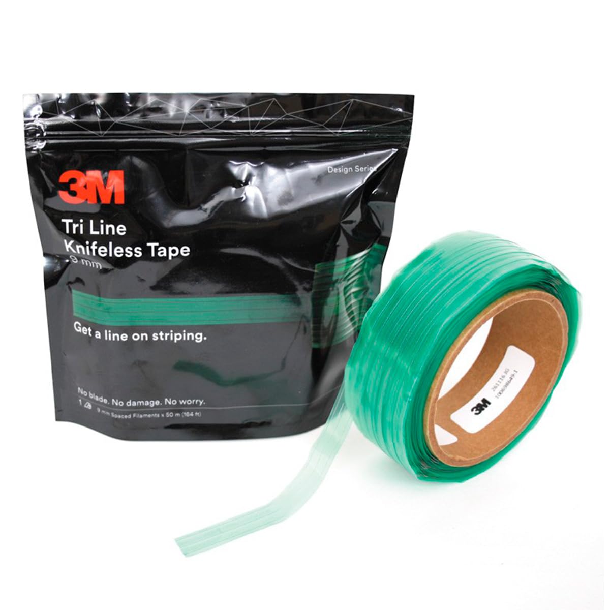 3M | Knifeless Tape, Cinta de Corte para Detalles de Wrapping, Tri Line 8mm x 50m, Hilo de Corte para Cortar Películas con Precisión, Sin Cuchillas