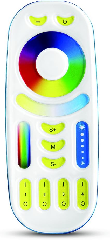 LGIDTECH FUT092 Milight 2.4G RF Wireless 4-Zone Remote Controller For Mi-Light RGB+CCT Wifi Led Light Bulb,Spotlight,Downlight,Flood Light,Led Strip Light Controller LS2 WL5 etc.