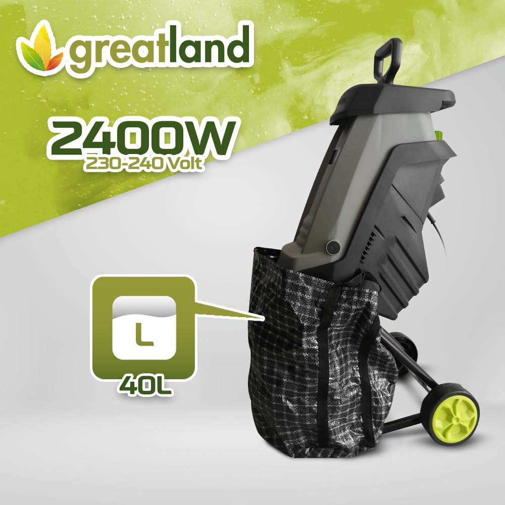 Broyeur de végétaux électrique 2400W - Greatland