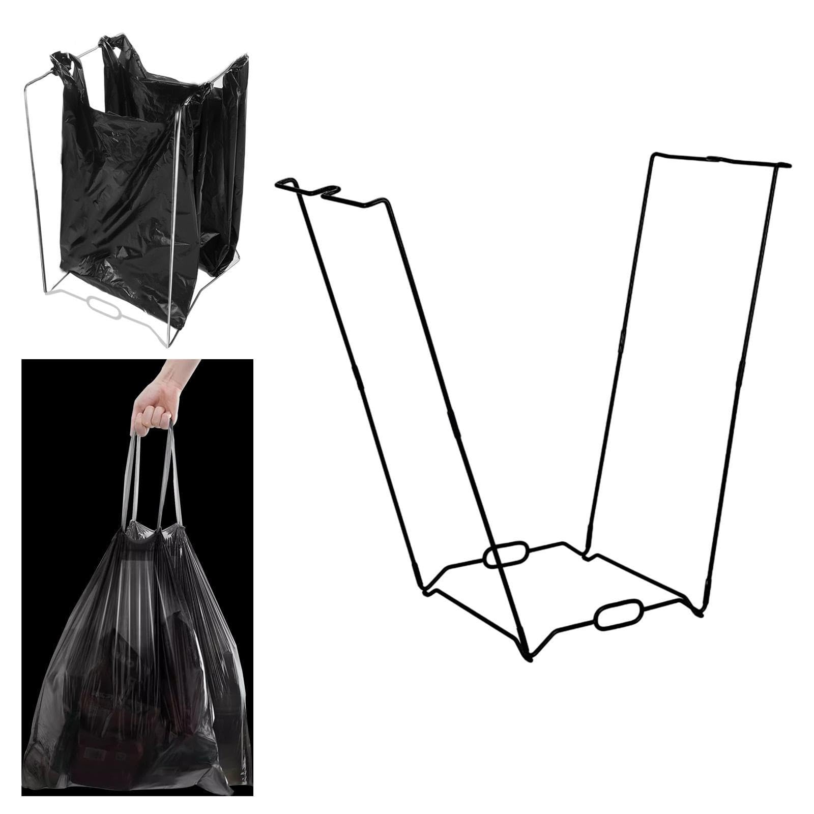 Soporte para Bolsas de Basura de Jardín. Accesorios Versátiles para Recoger Hojas Y Hojas de Jardín.