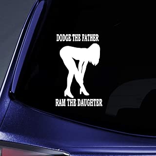 Bargain Max Decals - Dodge The Father RAM - Sticker Decal Notebook Car Laptop 6" (White)