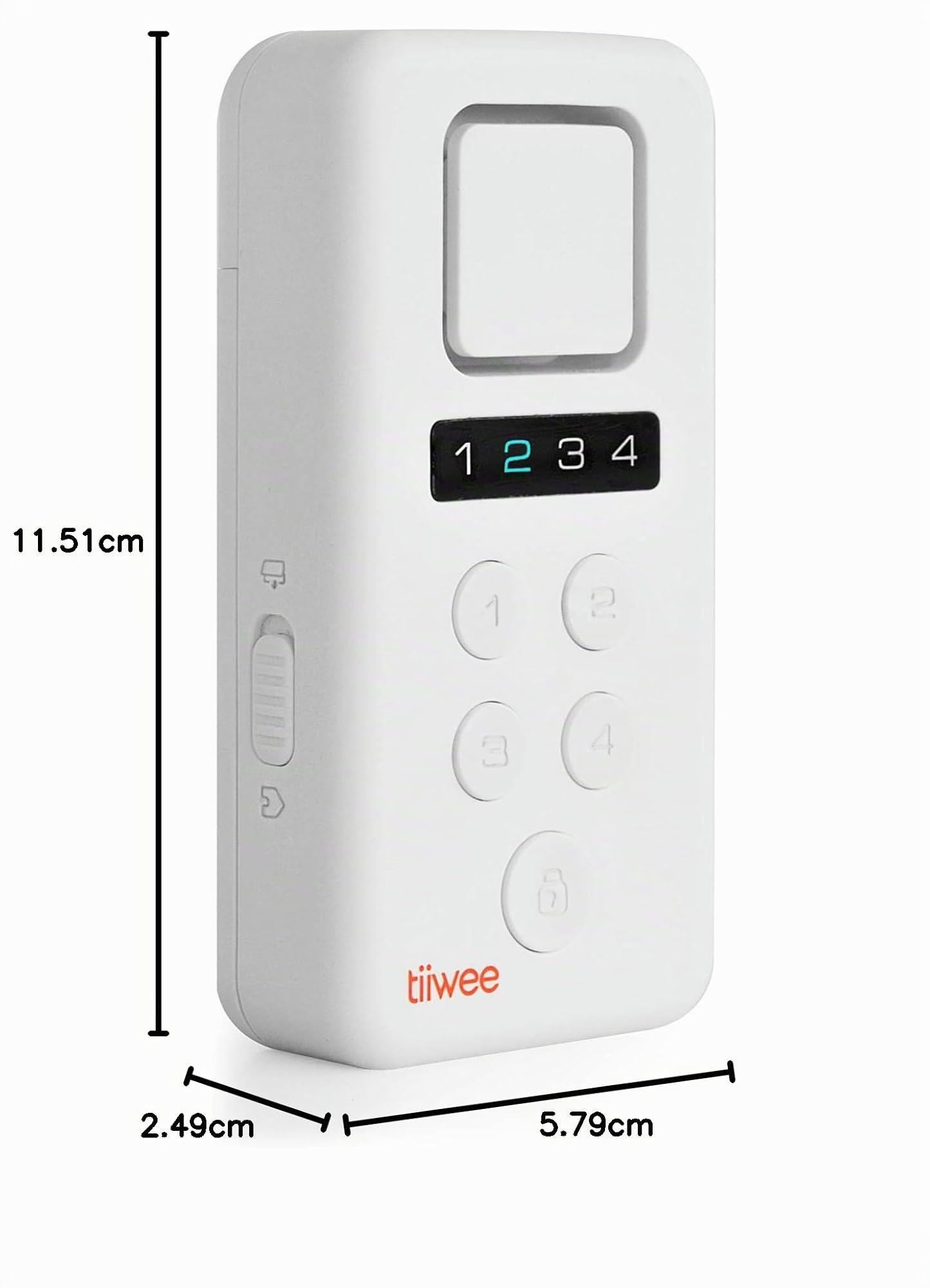 tiiwee X3 Alarmsirene für X3 Tiiwee Home Alarm Systeme | Für den Innenbereich, Gesichert durch 4-stelligen PIN-Code, Einbruchschutz, Sicherheitstechnik