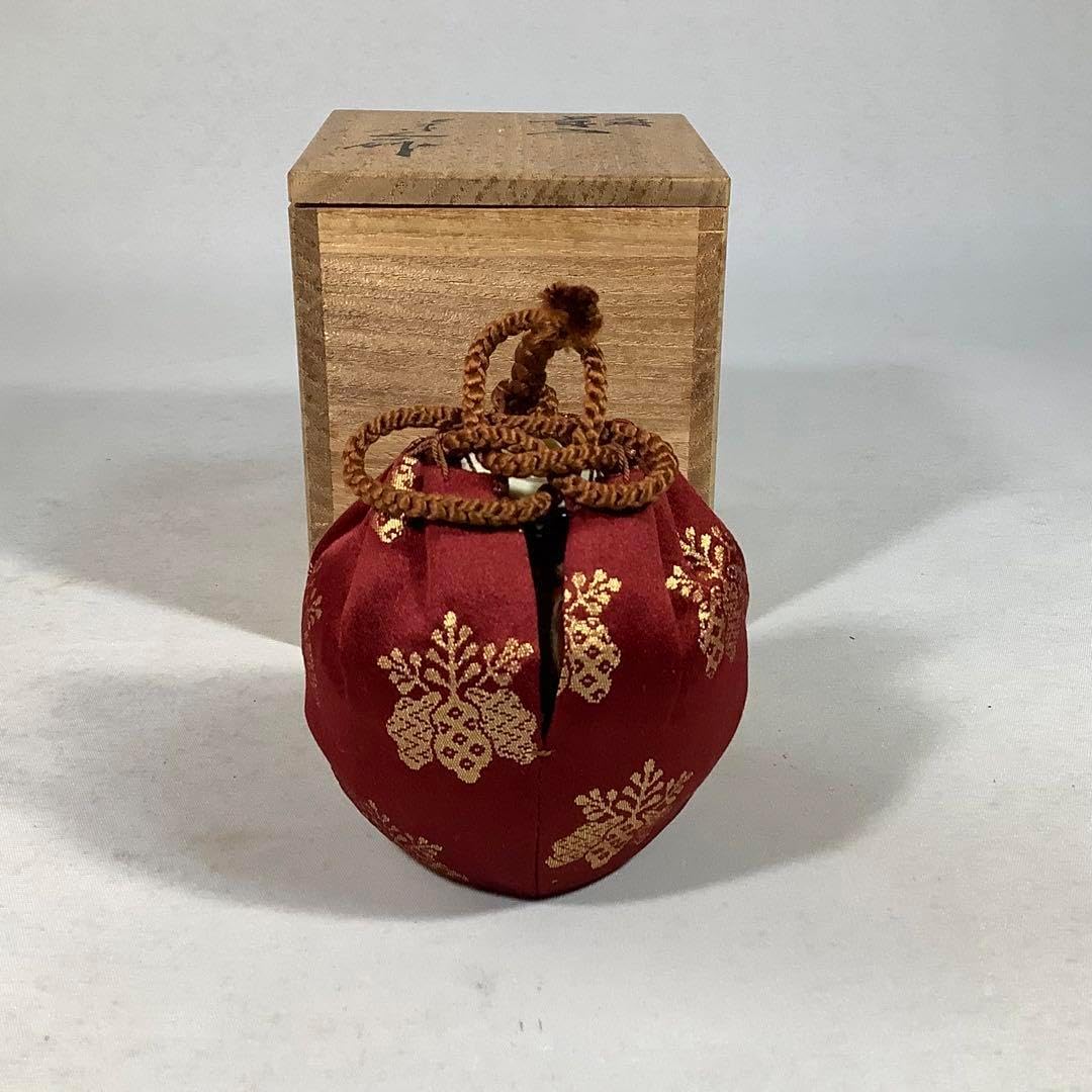 京焼　洛東　茶入れ　文琳　桶谷定一作 京焼 洛東定一 茶入 茶道具 洛東桶谷定一作 文琳 茶入