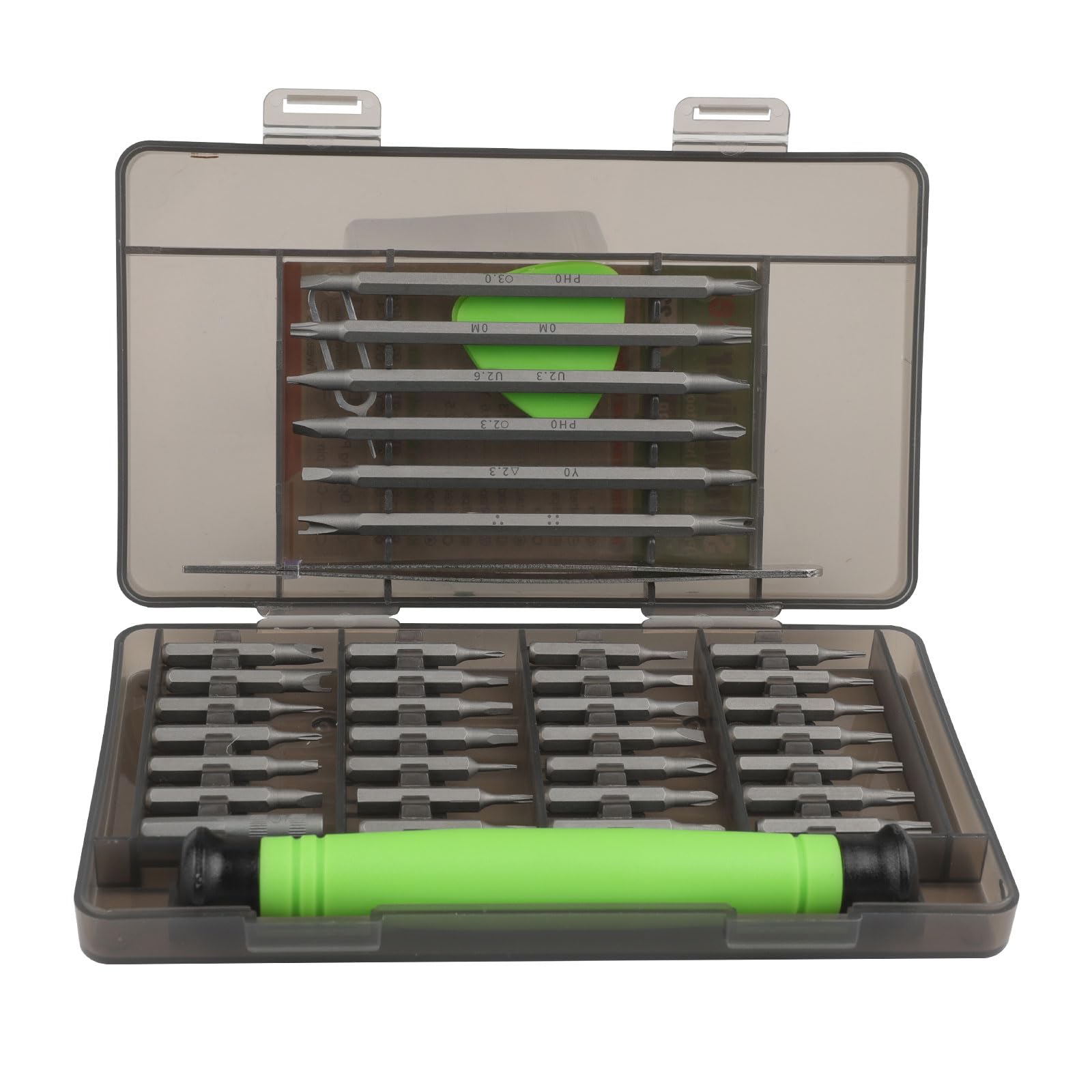 39 in 1 Professional Magnetic Mini Repair Tool Set Cell Phone Computer Watch Eyeglasses Removal Tool Set Non-Slip Anti-Static Mini Portable Screwdriver Set